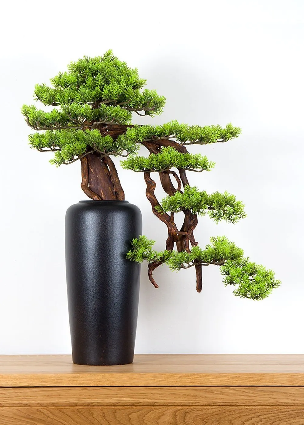 bonsai hatású padló- kaspós dekor